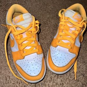 Orange/Yellow Nike Dunks